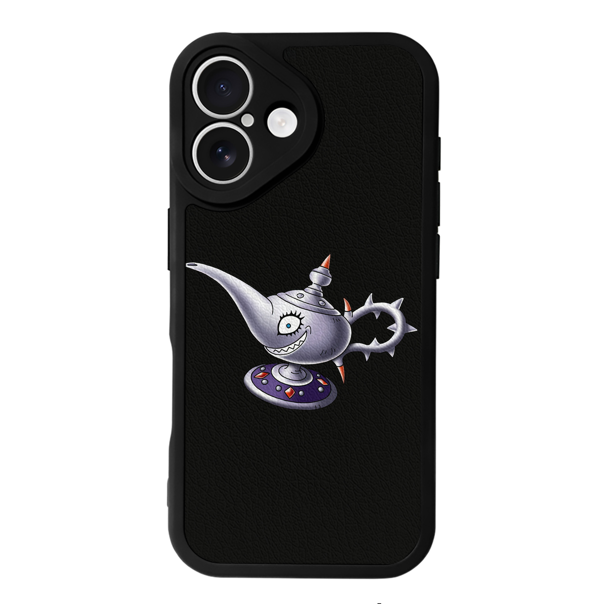 （画像用） ドラゴンクエスト Doragon Kuesuto Dragon Quest 【iPhone 16シリーズ対応】シリコンスマホケース（レザー調） 材質：シリコン